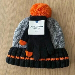 🆕Arizona Beanie + Gloves 2-pc Cold Weather Set 4-7🆕